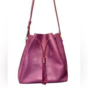 Portland Leather Goods Mulberry Large Bucket Bag